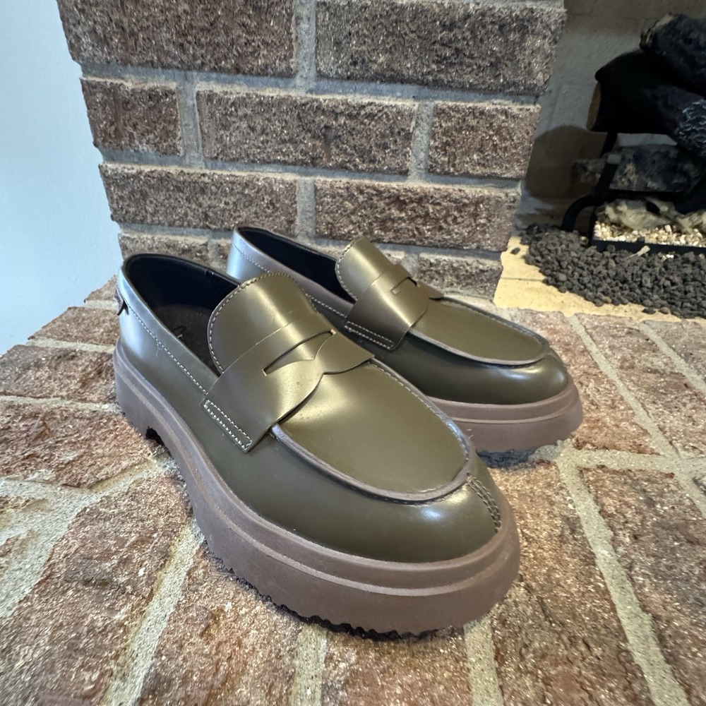 Camper Walden Brown Leather Loafer Women's Size 37 Size 7US